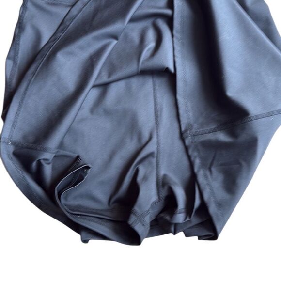 Reformation Bella Black Ecomove workout active dress race back black large - Picture 8 of 8